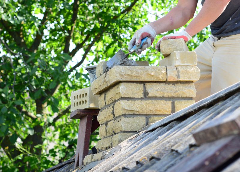 Brick Chimney Installation