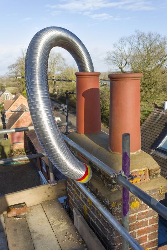 Brick Chimney Installation