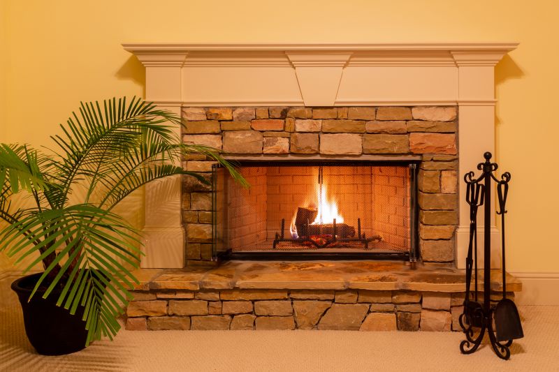 Stone Fireplace Installation