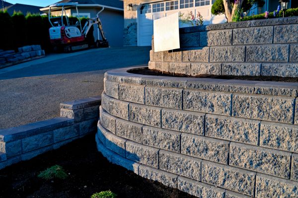 Stone Retaining Wall Repair in Greeley