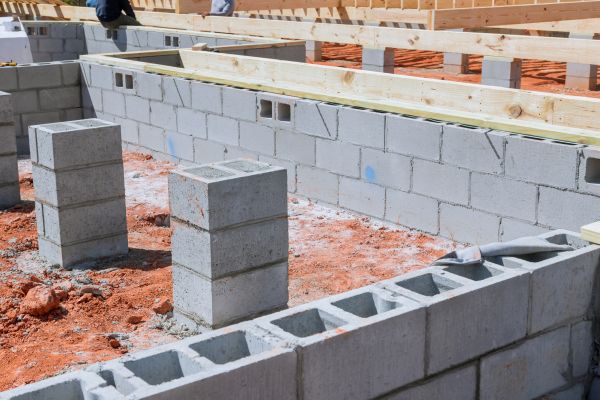 Cement Block Installation in Greeley
